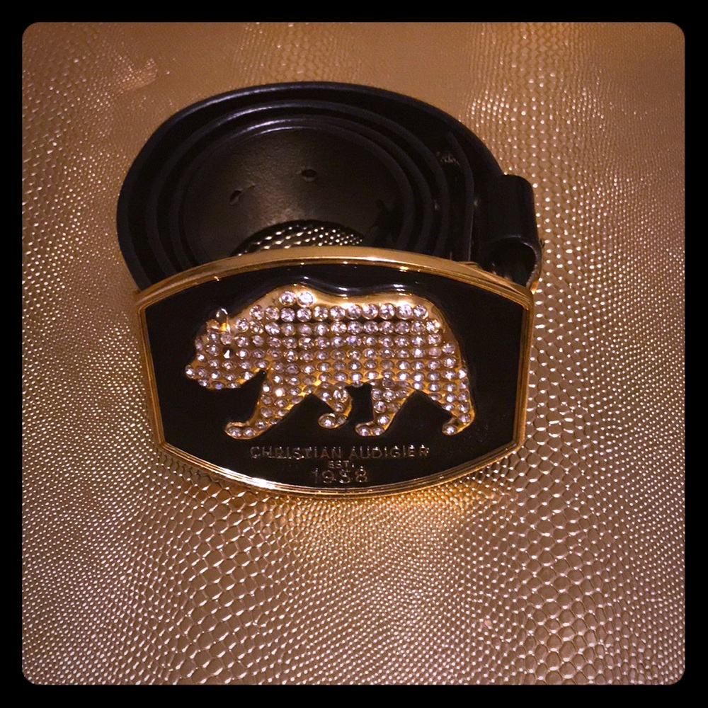 Chrstian Audigier California Bear awesome belt!